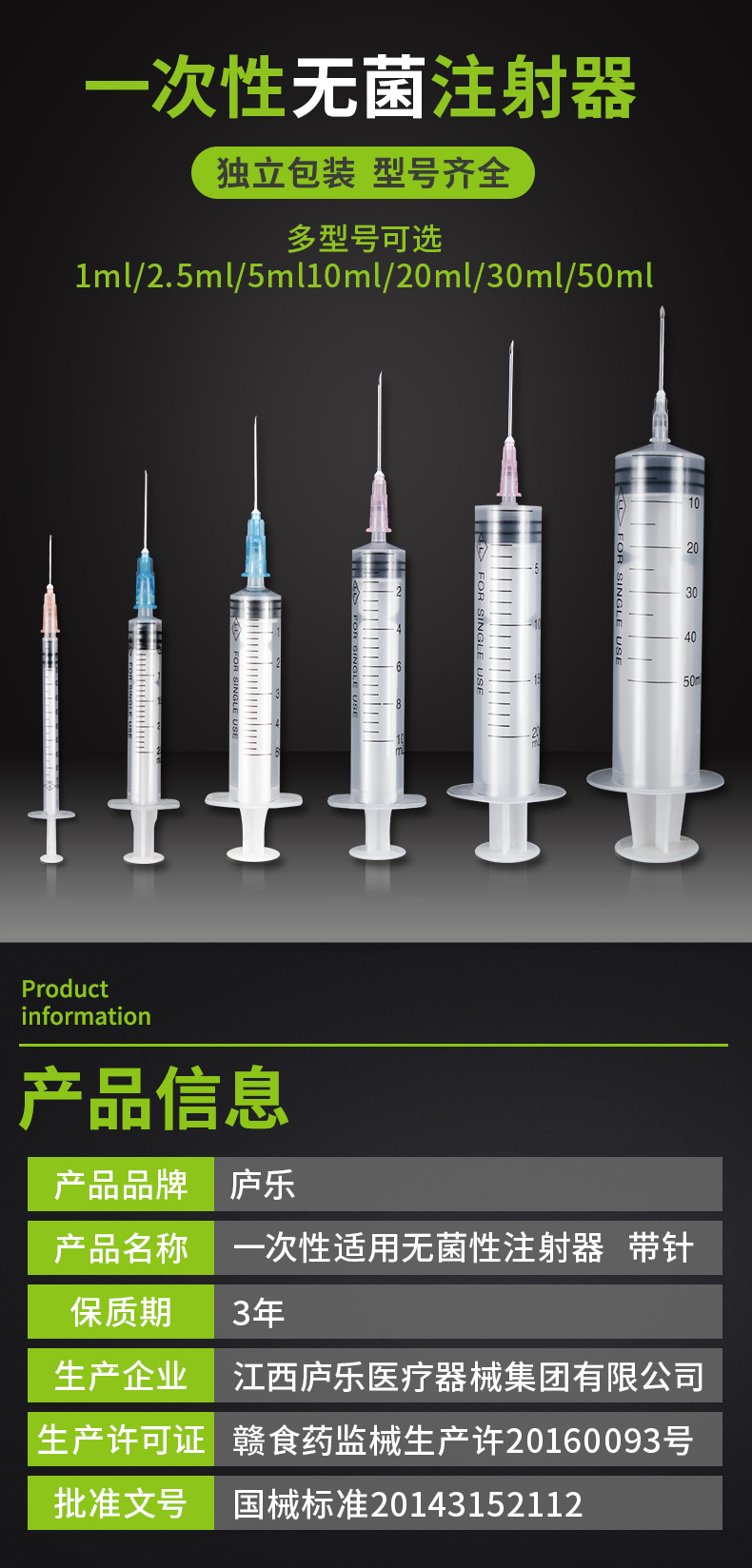 藥物注射器產(chǎn)品信息